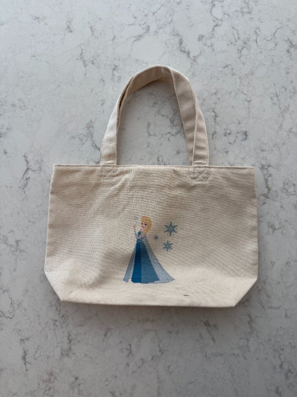NWT Uniqlo Frozen custom mini canvas tote from Disney Springs